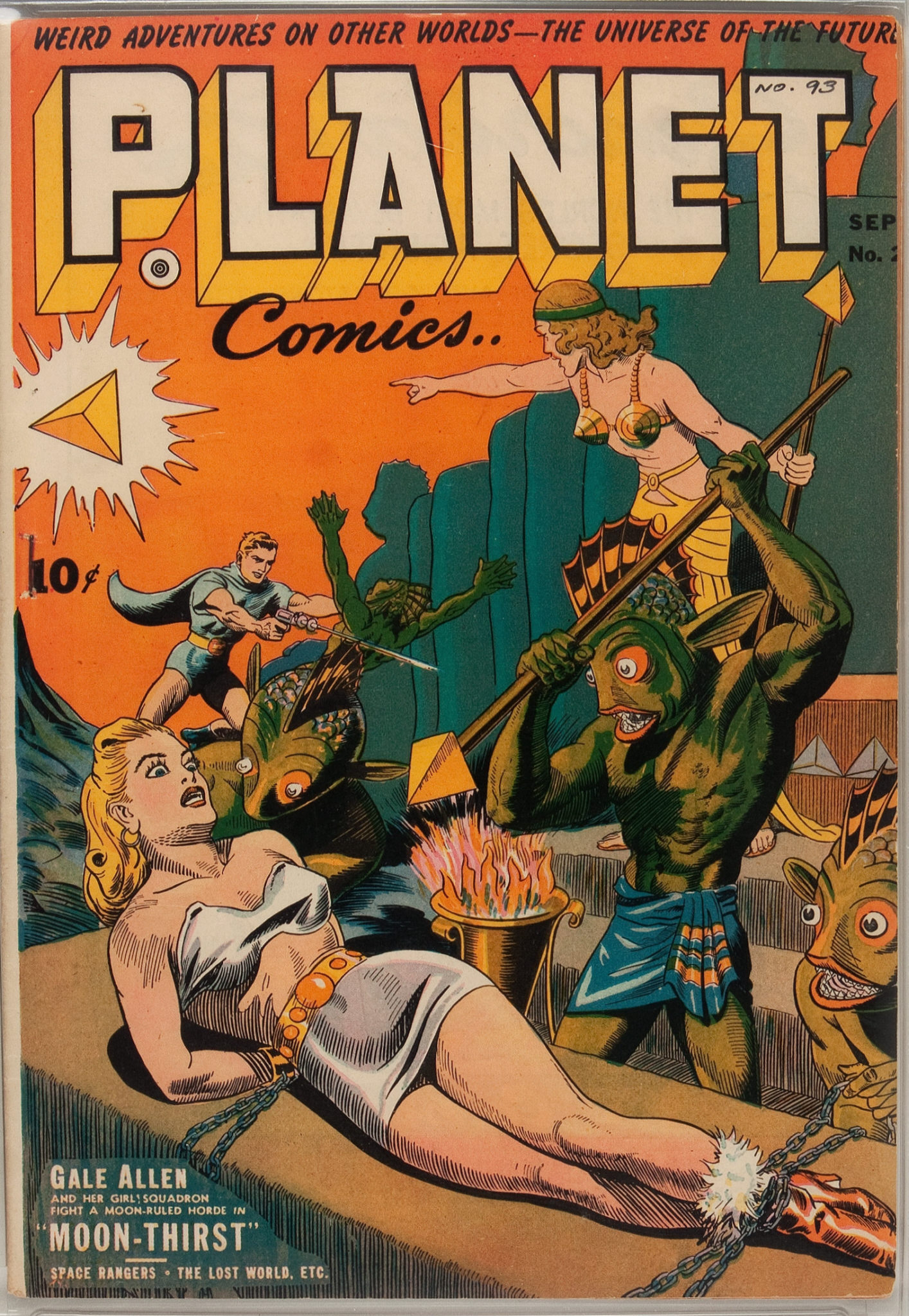 Planet Comics #26 (Fiction House), page 2. Public domain (US).
