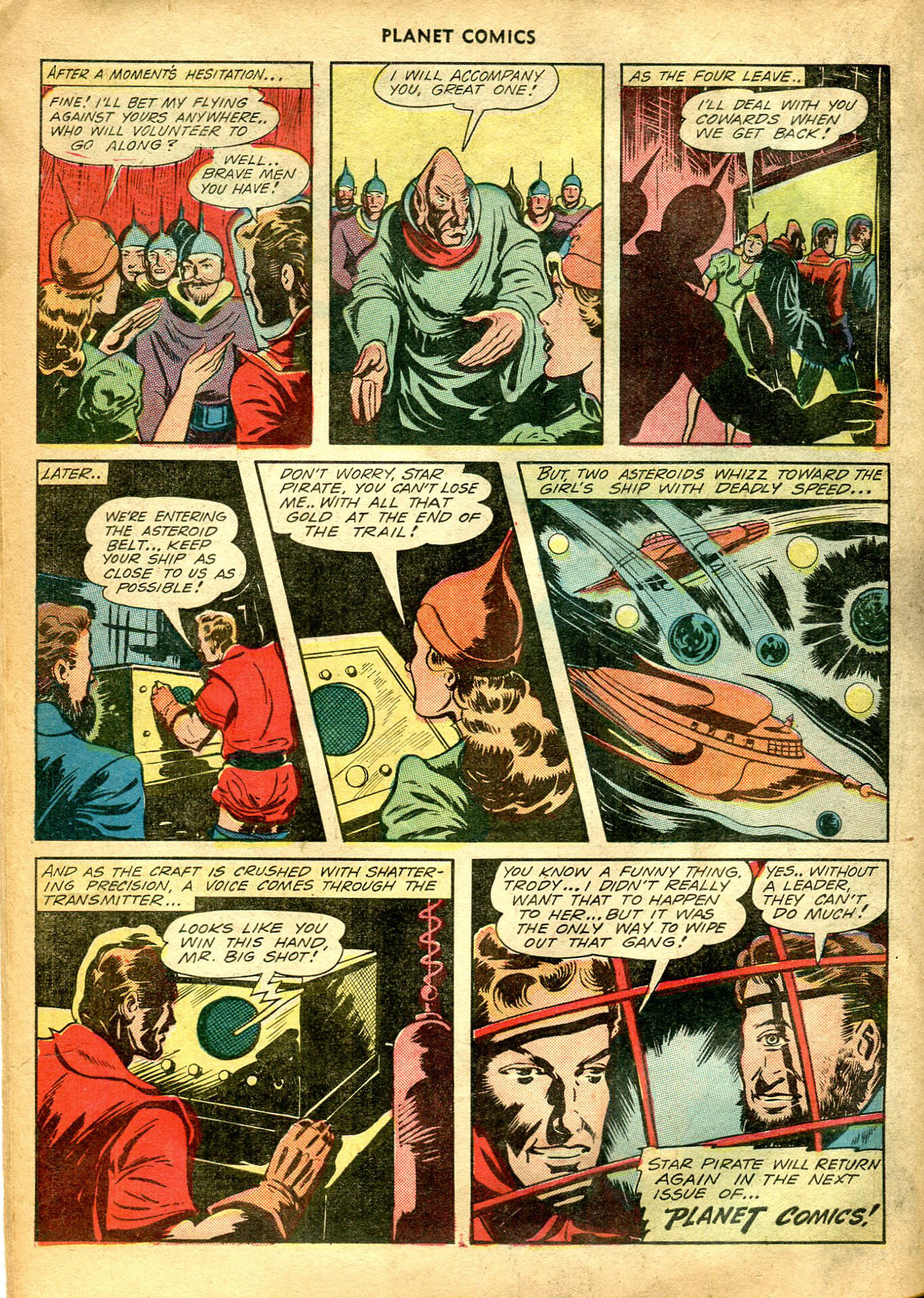 Planet Comics #26 (Fiction House), page 35. Public domain (US).