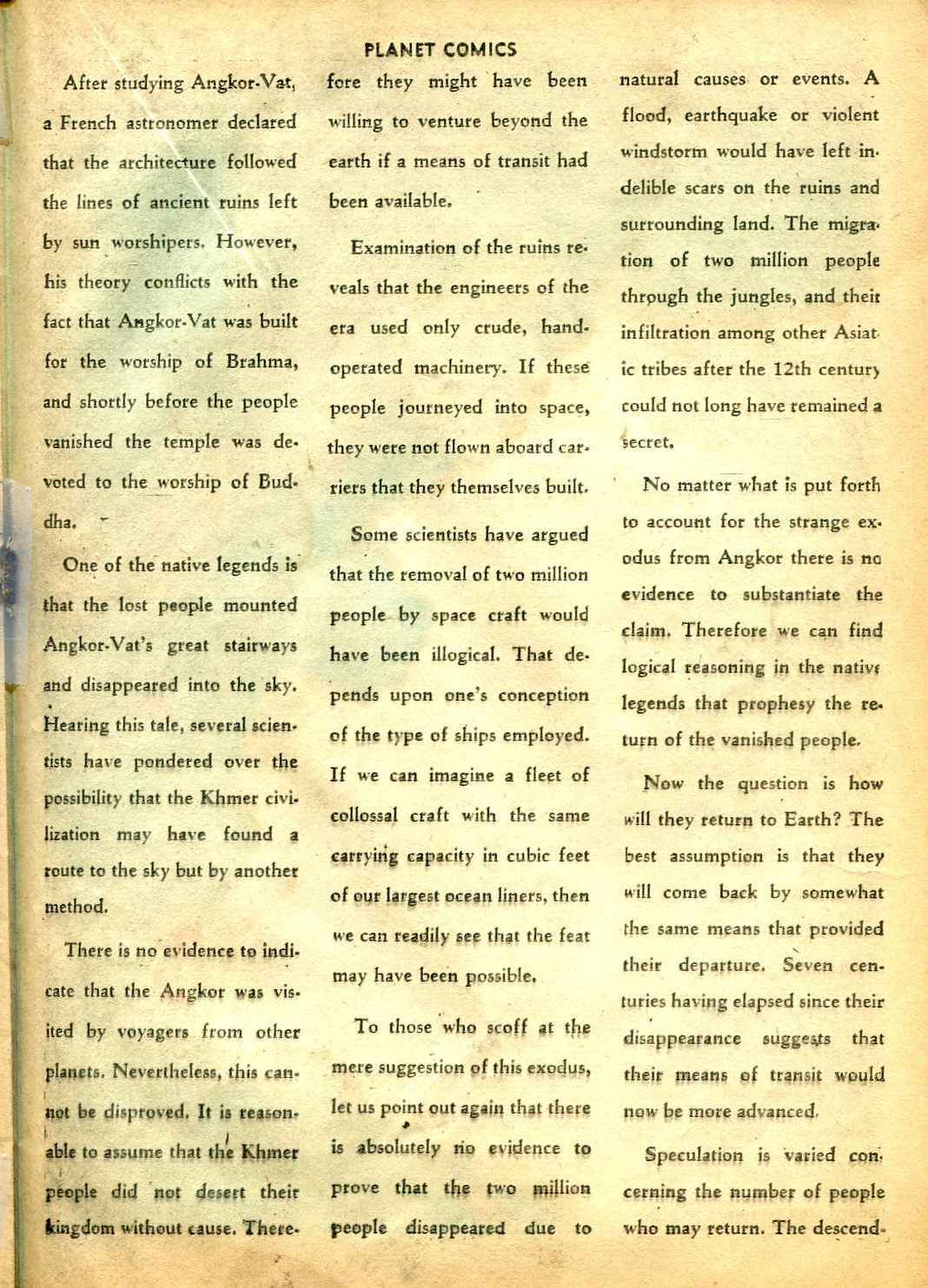 Planet Comics #26 (Fiction House), page 38. Public domain (US).