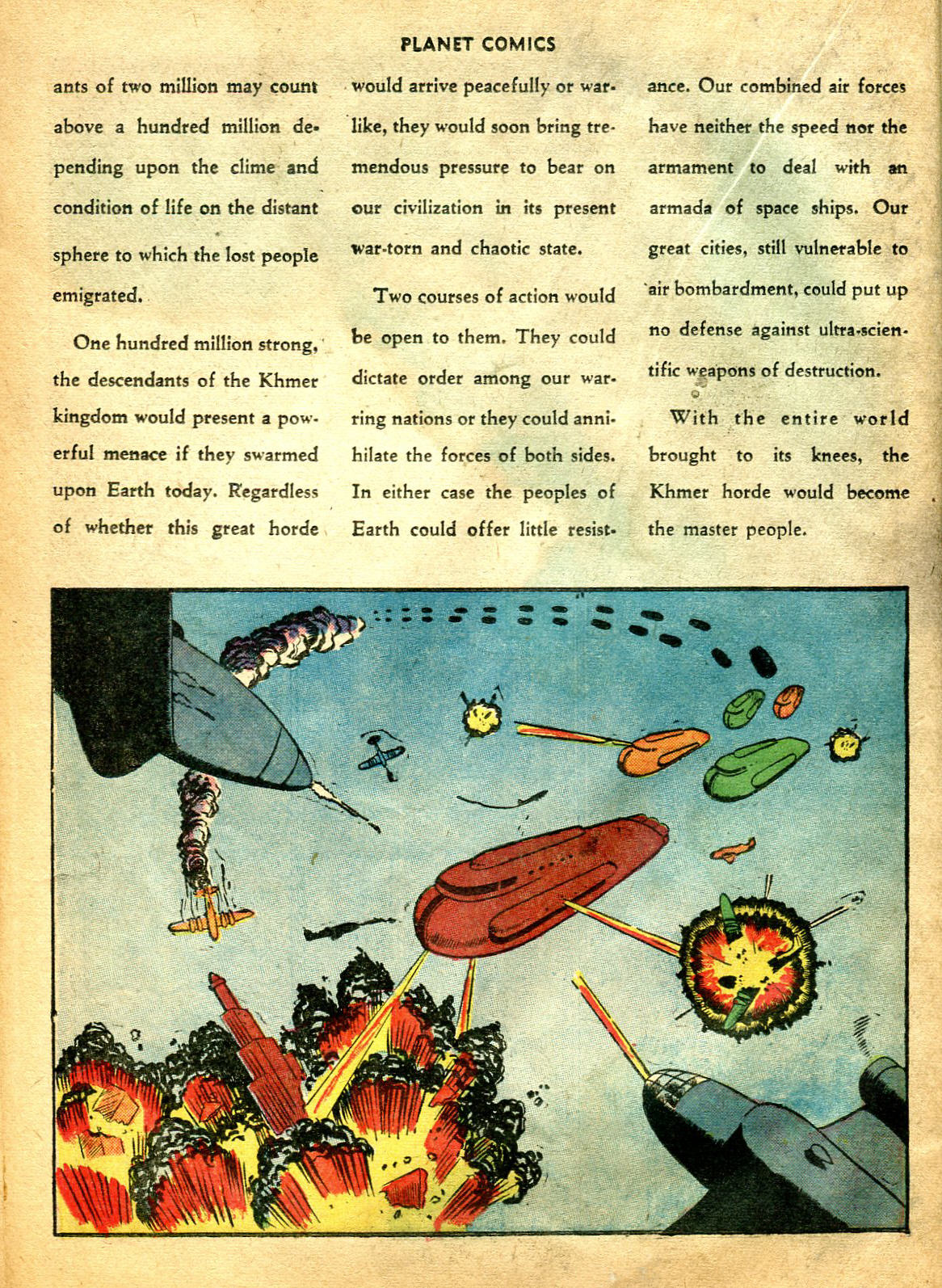 Planet Comics #26 (Fiction House), page 39. Public domain (US).