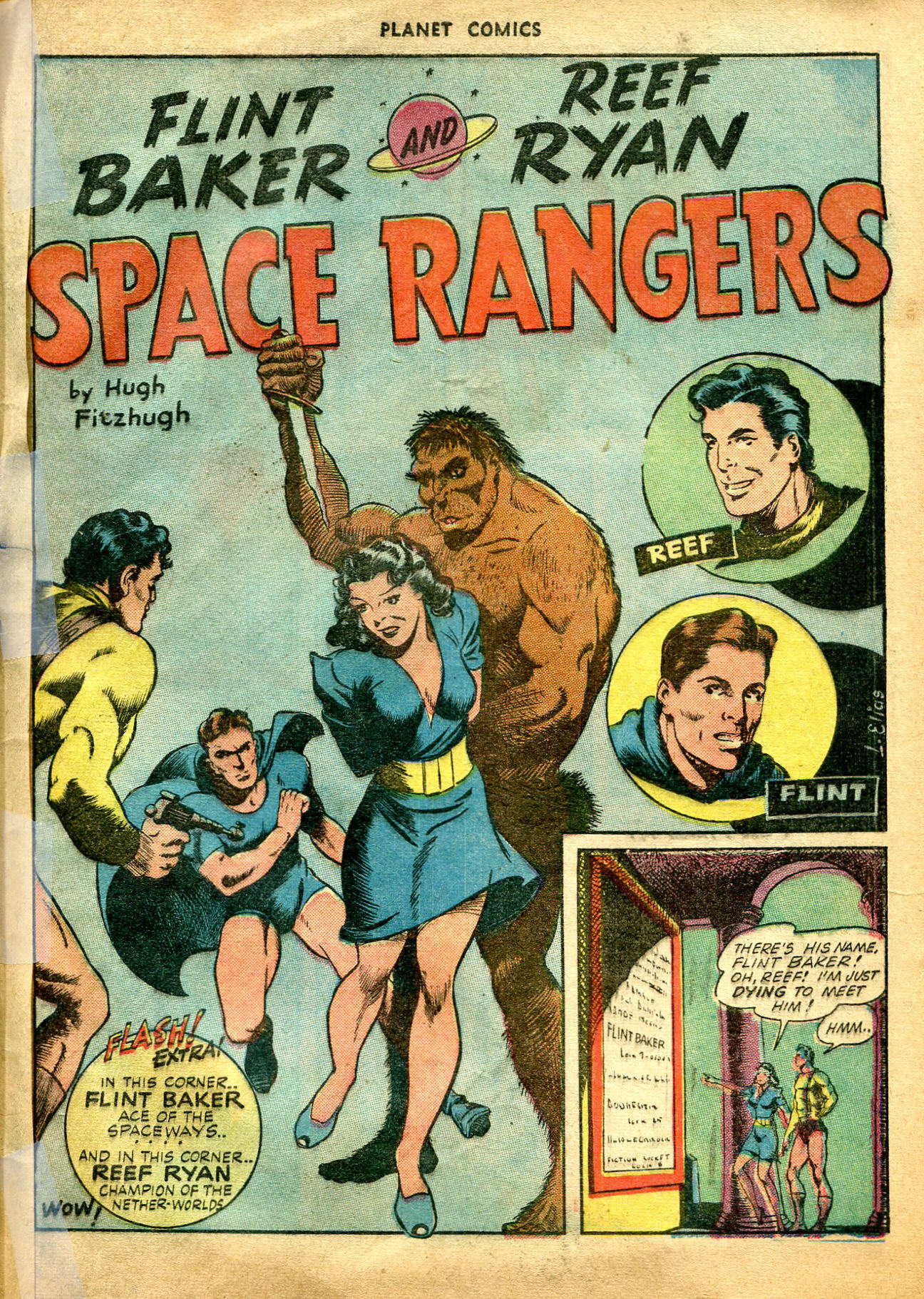 Planet Comics #26 (Fiction House), page 52. Public domain (US).