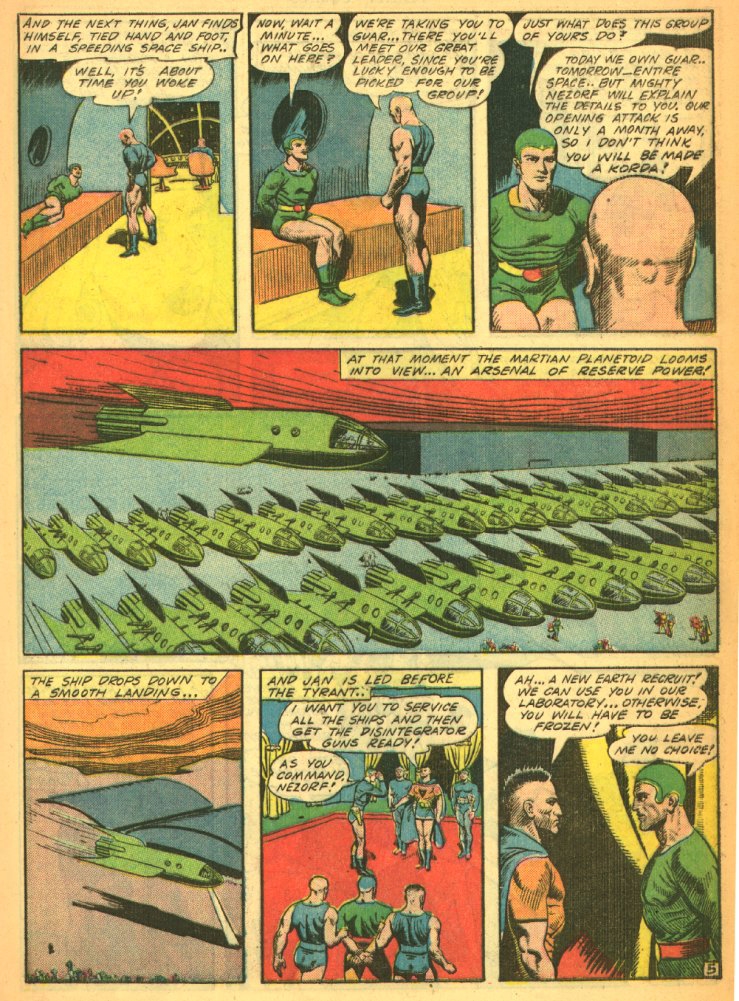 Planet Comics #27 (Fiction House), page 17. Public domain (US).