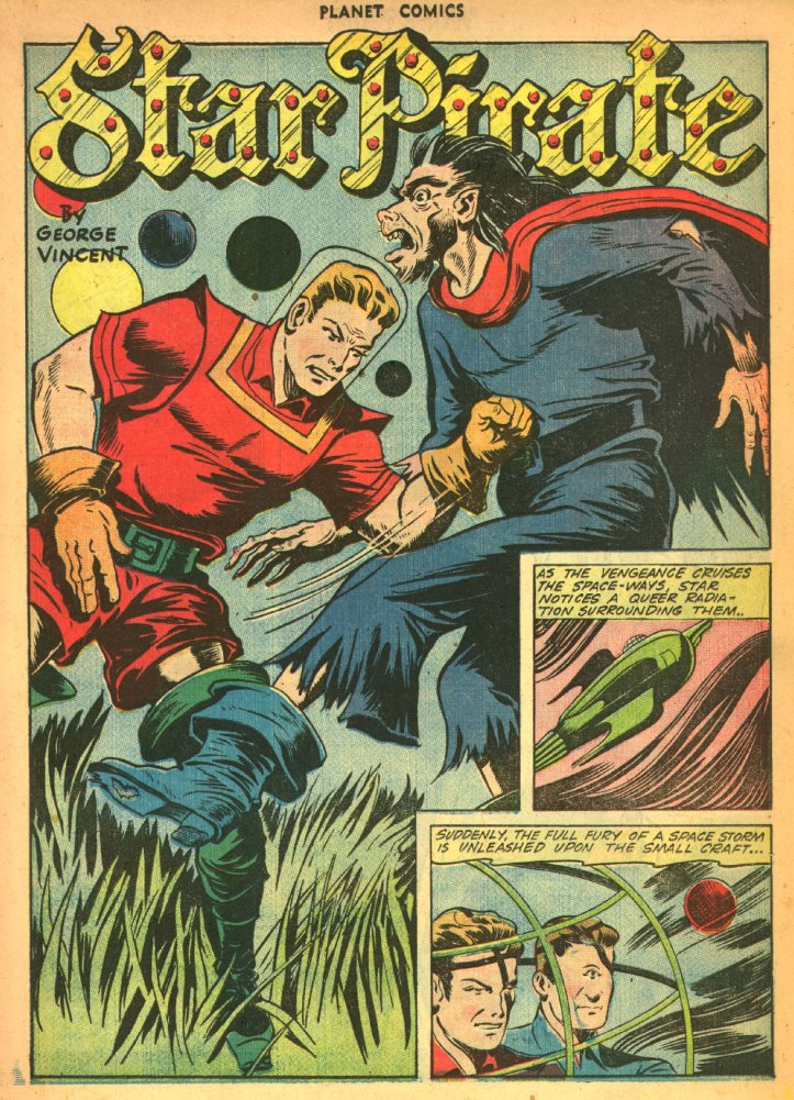 Planet Comics #27 (Fiction House), page 27. Public domain (US).