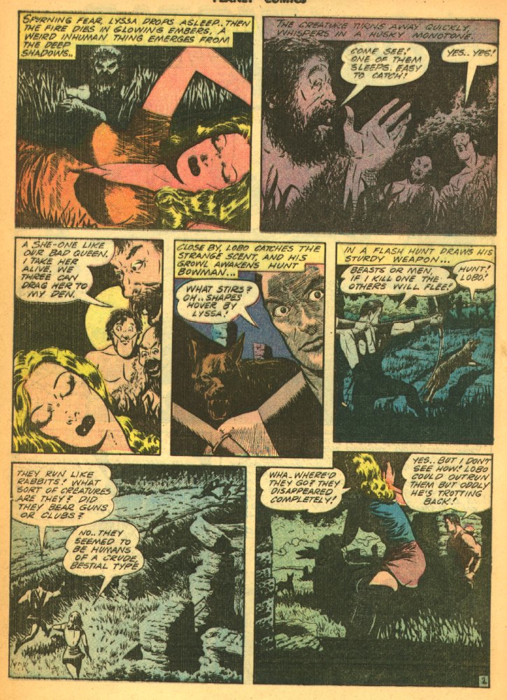 Planet Comics #27 (Fiction House), page 4. Public domain (US).