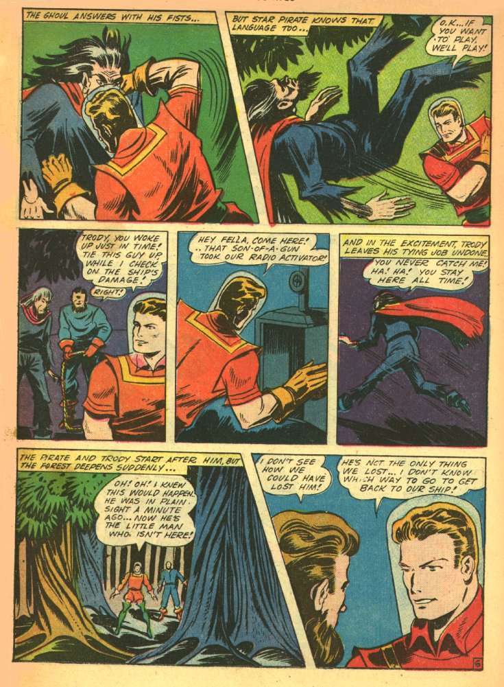 Planet Comics #27 (Fiction House), page 32. Public domain (US).