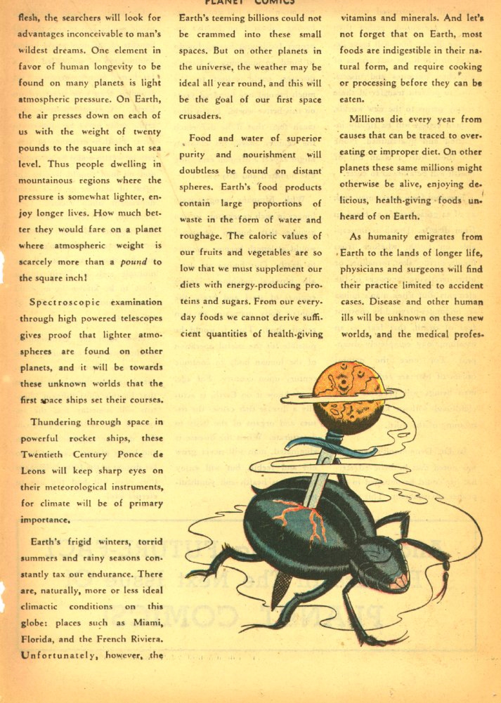 Planet Comics #27 (Fiction House), page 37. Public domain (US).