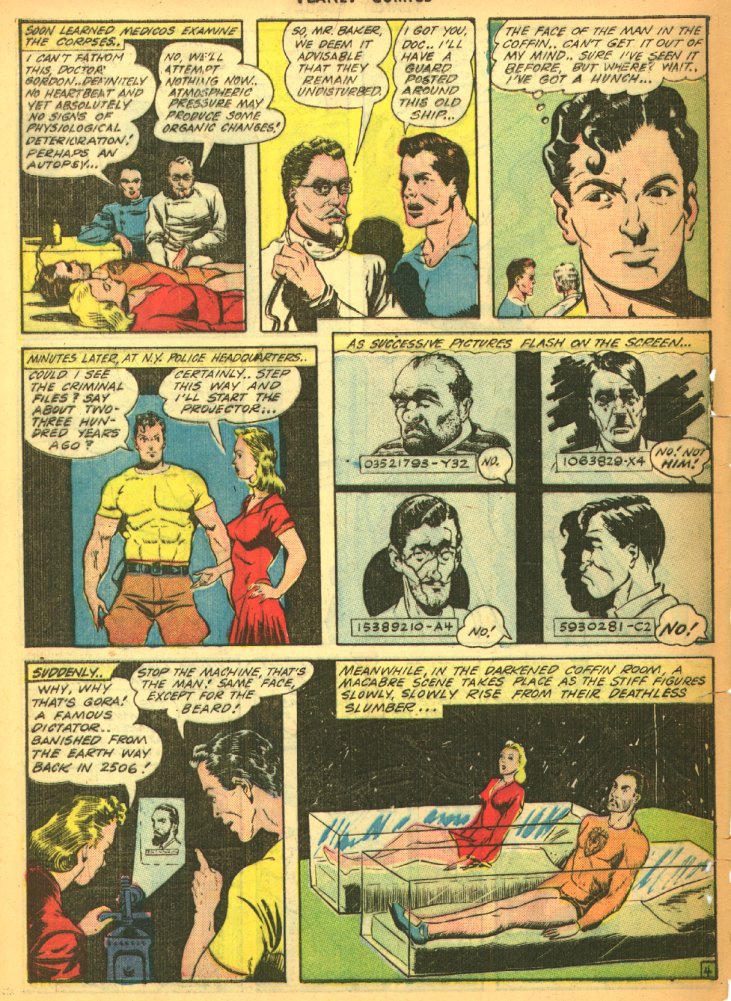 Planet Comics #27 (Fiction House), page 54. Public domain (US).