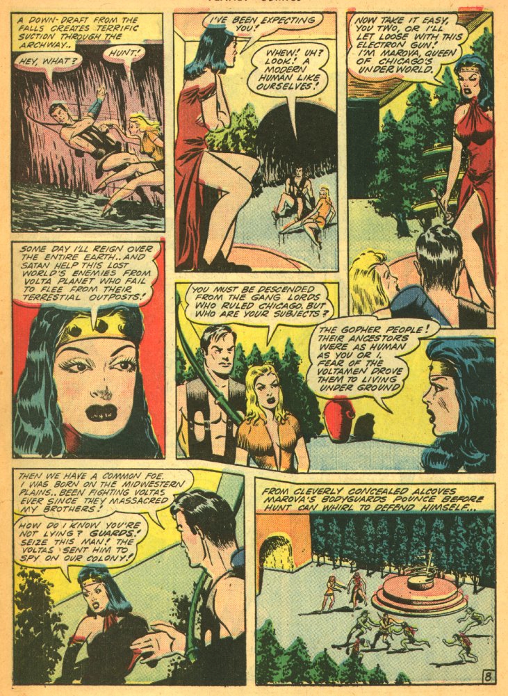 Planet Comics #27 (Fiction House), page 10. Public domain (US).