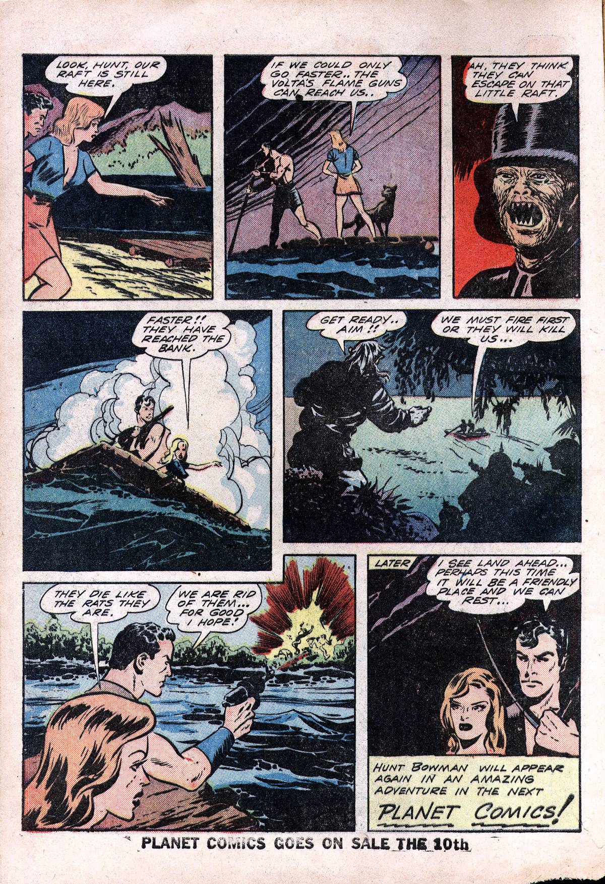 Planet Comics #28 (Fiction House), page 12. Public domain (US).