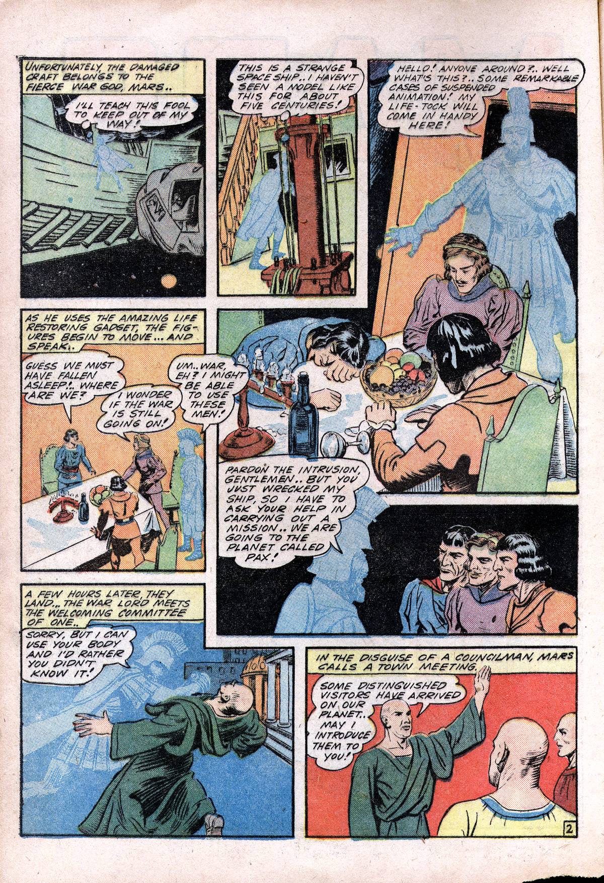 Planet Comics #28 (Fiction House), page 14. Public domain (US).