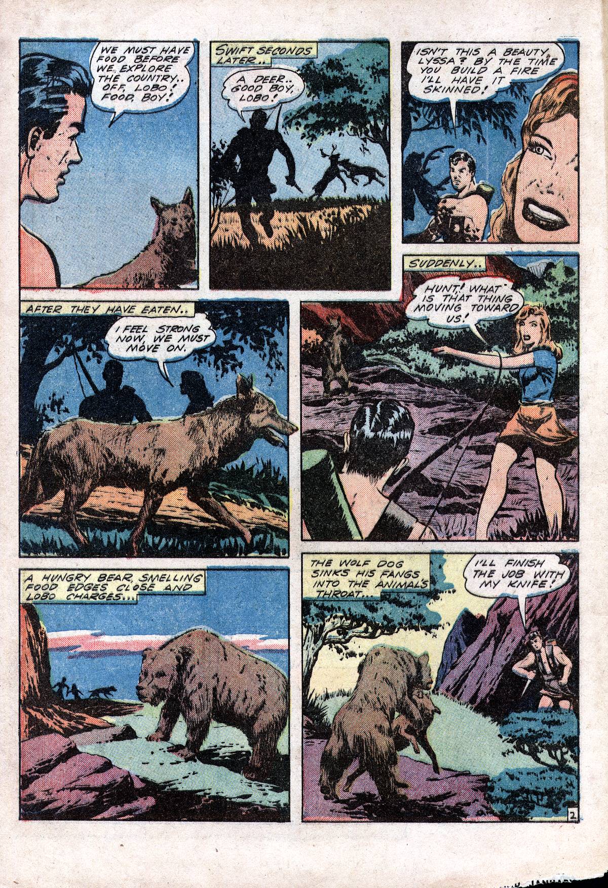 Planet Comics #28 (Fiction House), page 4. Public domain (US).