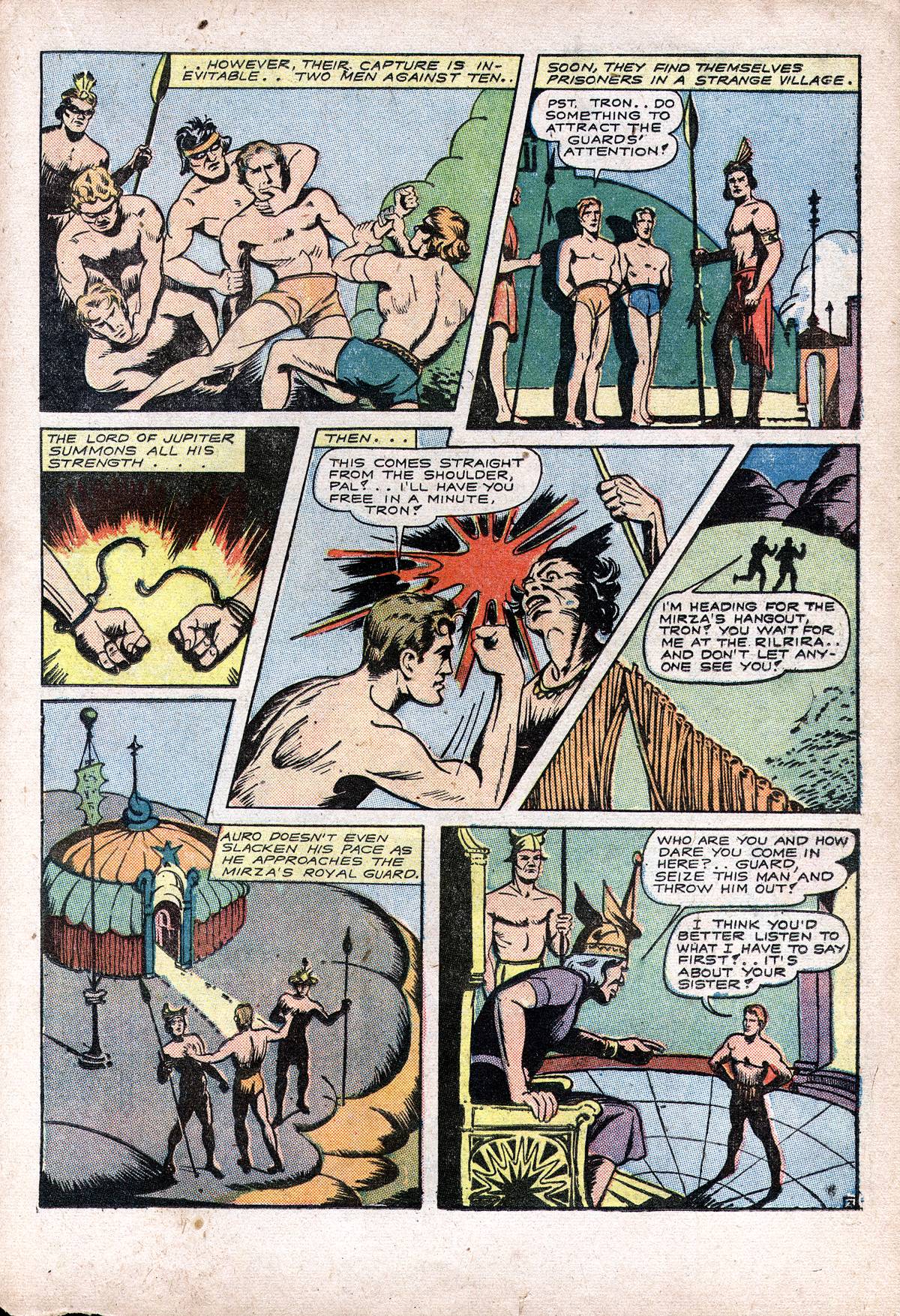 Planet Comics #28 (Fiction House), page 41. Public domain (US).