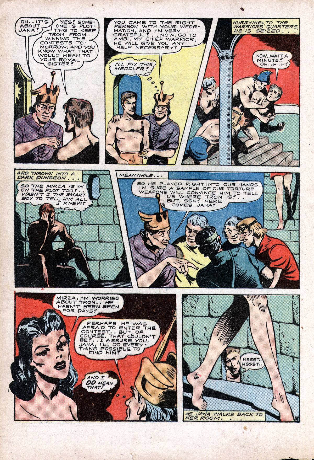 Planet Comics #28 (Fiction House), page 42. Public domain (US).
