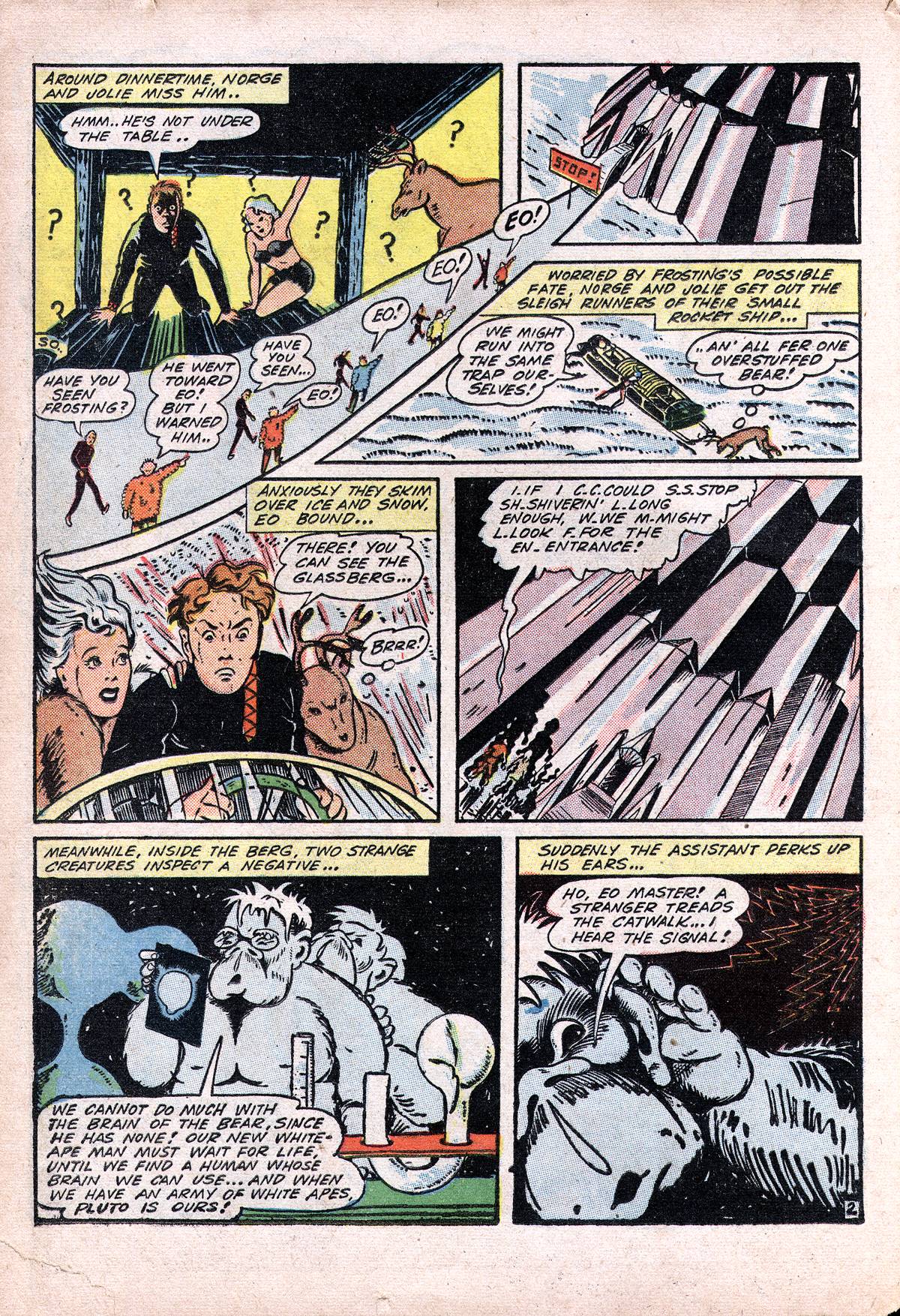 Planet Comics #28 (Fiction House), page 46. Public domain (US).
