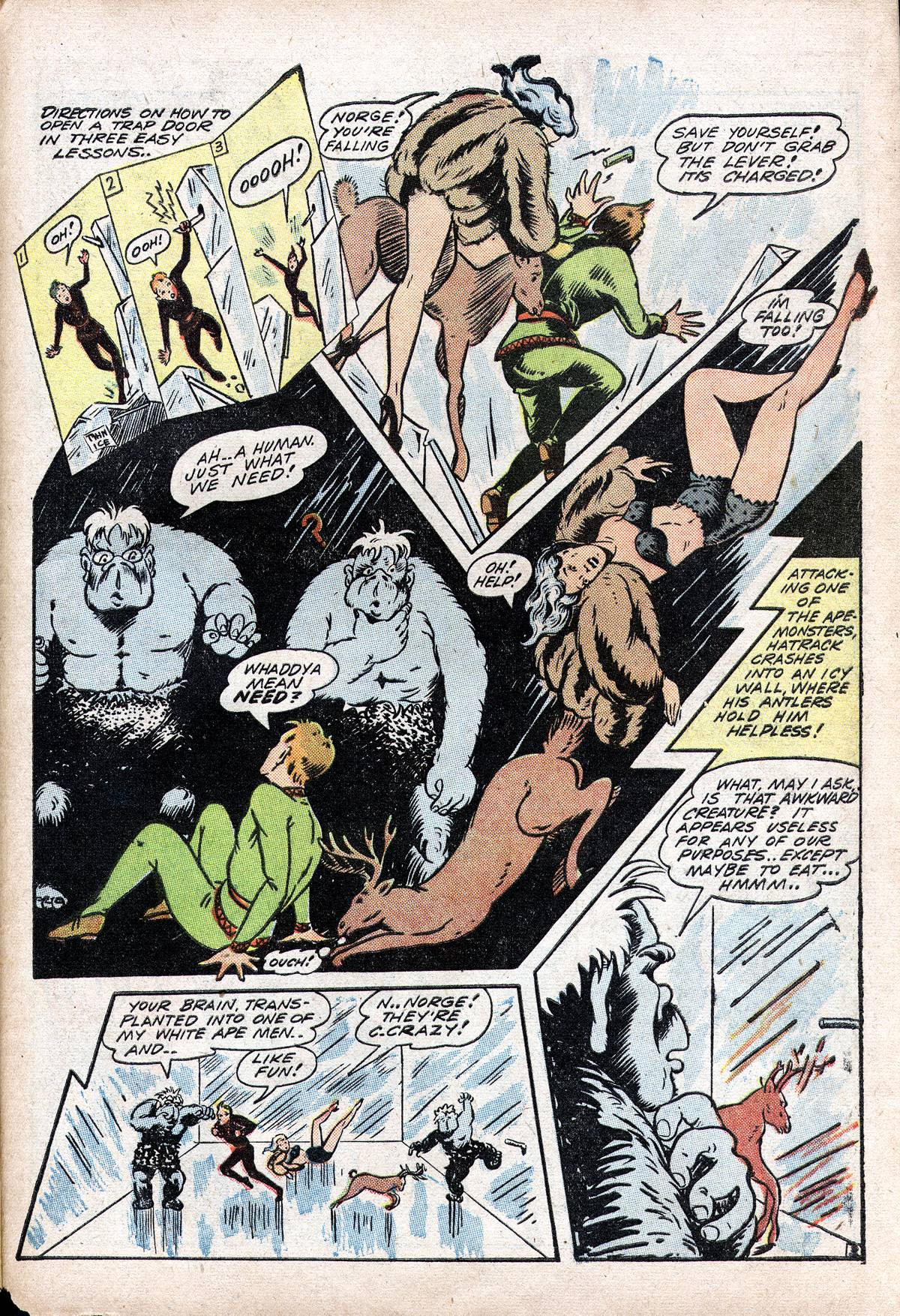 Planet Comics #28 (Fiction House), page 47. Public domain (US).