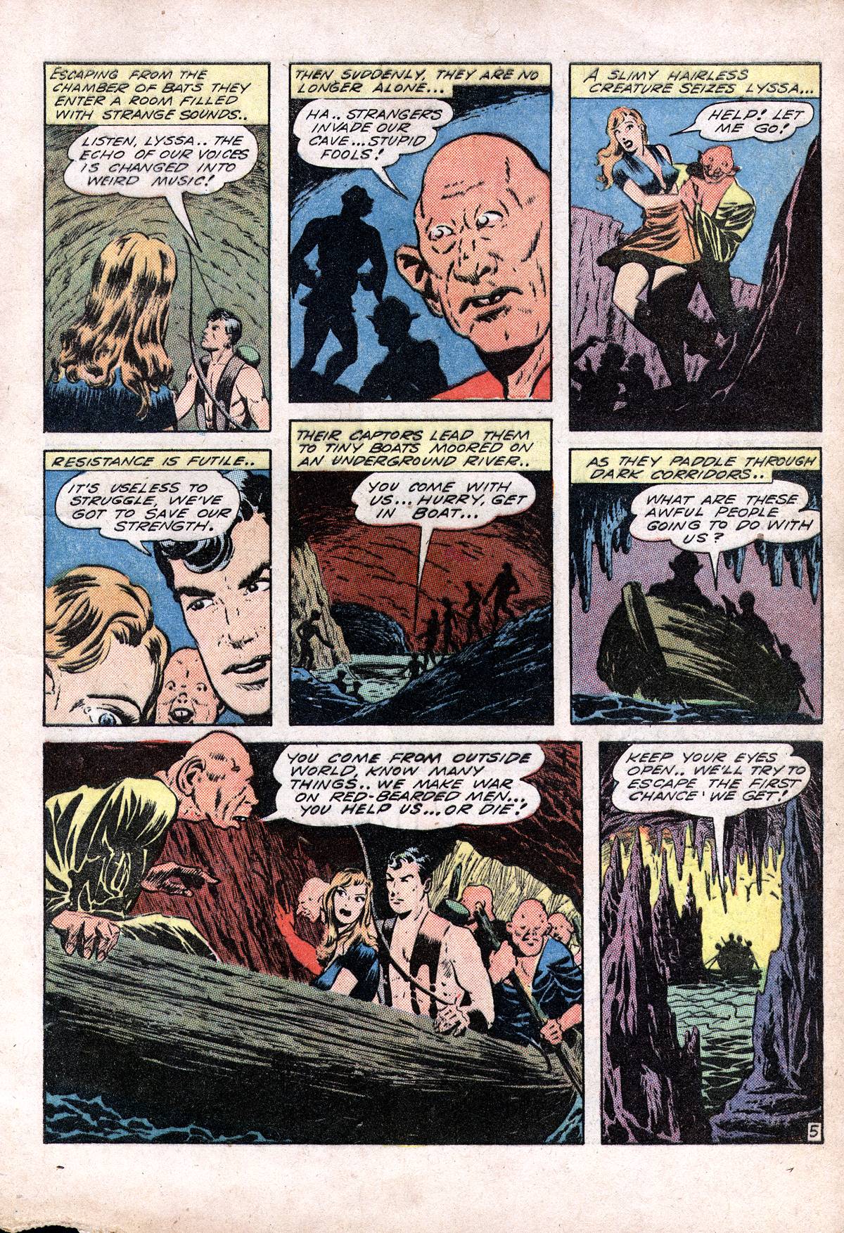 Planet Comics #28 (Fiction House), page 7. Public domain (US).