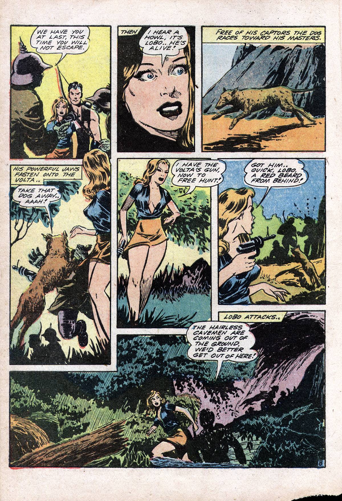 Planet Comics #28 (Fiction House), page 10. Public domain (US).
