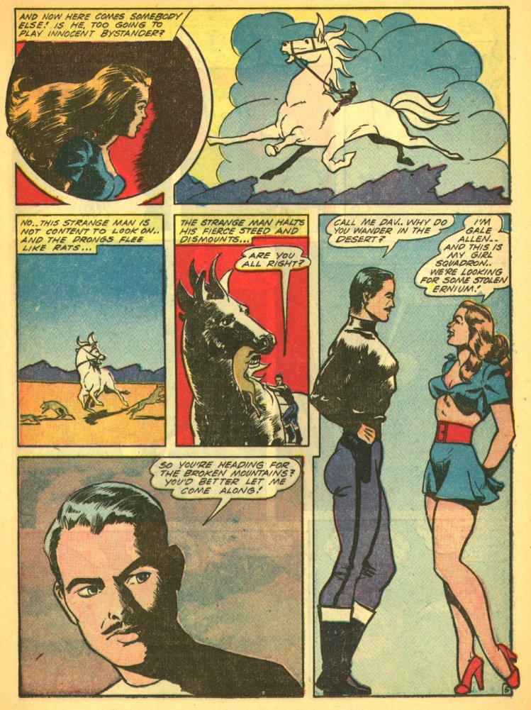 Planet Comics #29 (Fiction House), page 25. Public domain (US).