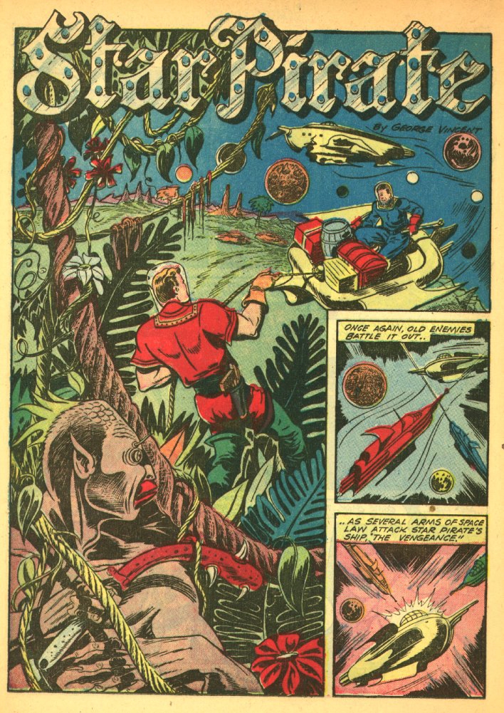 Planet Comics #29 (Fiction House), page 28. Public domain (US).