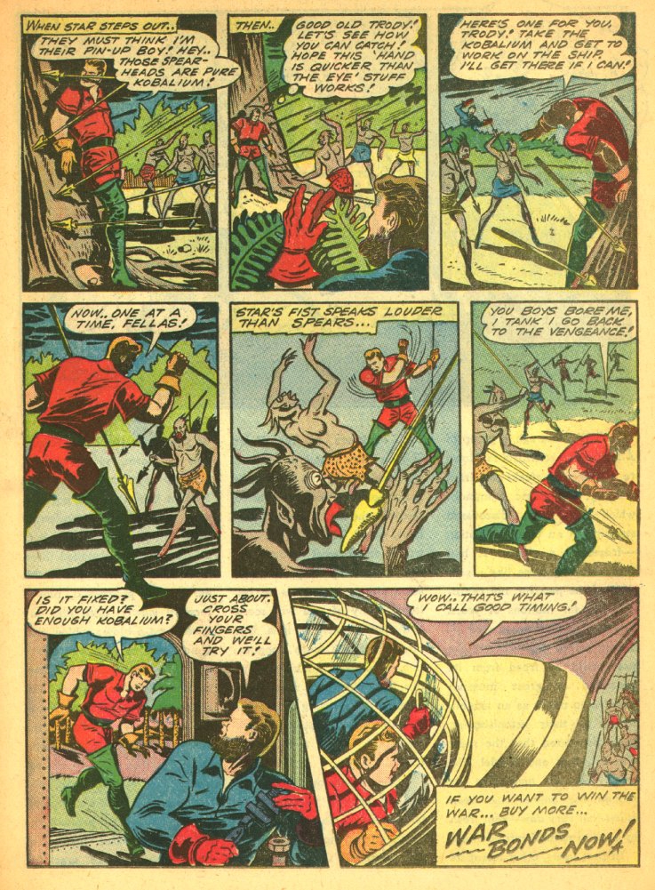Planet Comics #29 (Fiction House), page 35. Public domain (US).