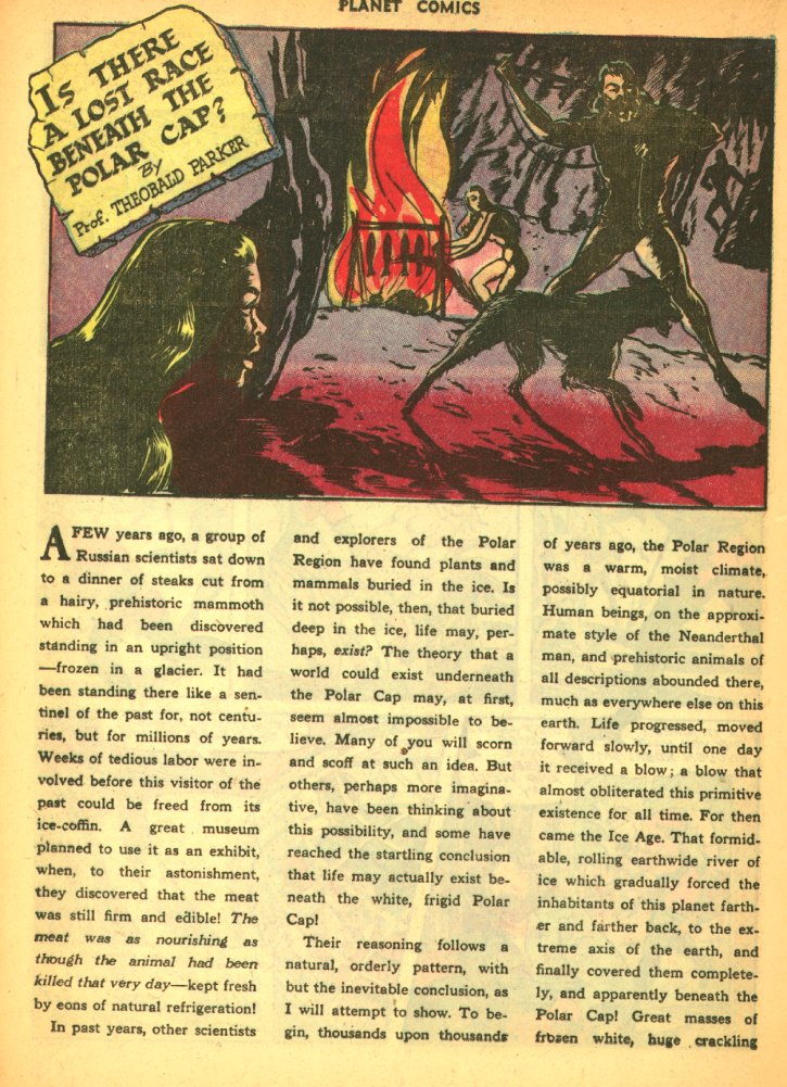 Planet Comics #29 (Fiction House), page 36. Public domain (US).