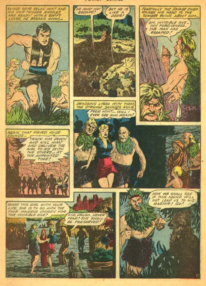 Planet Comics #29 (Fiction House), page 5. Public domain (US).