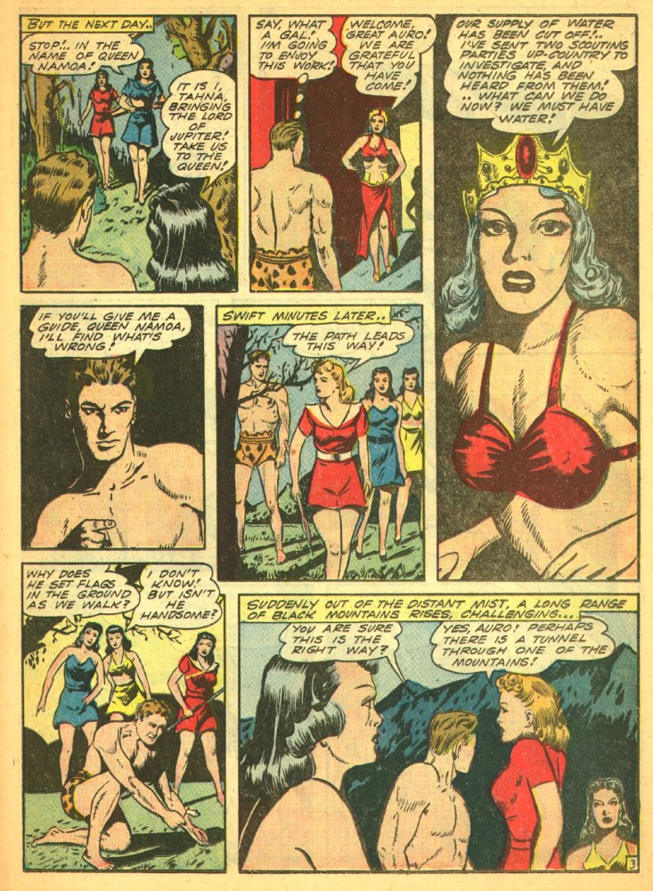Planet Comics #29 (Fiction House), page 41. Public domain (US).