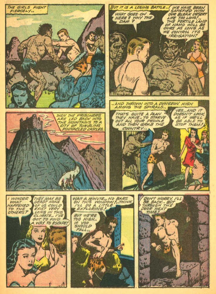 Planet Comics #29 (Fiction House), page 43. Public domain (US).