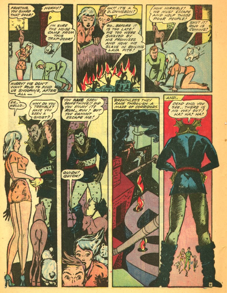Planet Comics #29 (Fiction House), page 48. Public domain (US).
