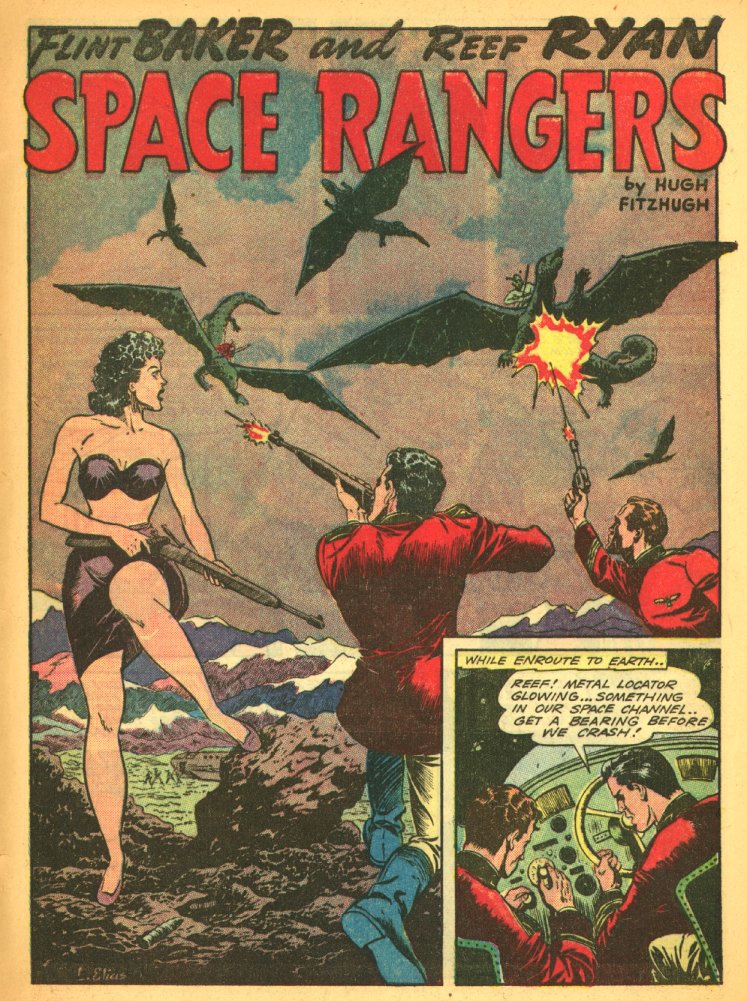Planet Comics #29 (Fiction House), page 51. Public domain (US).