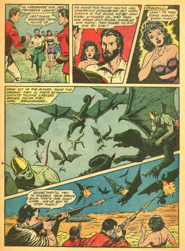 Planet Comics #29 (Fiction House), page 53. Public domain (US).