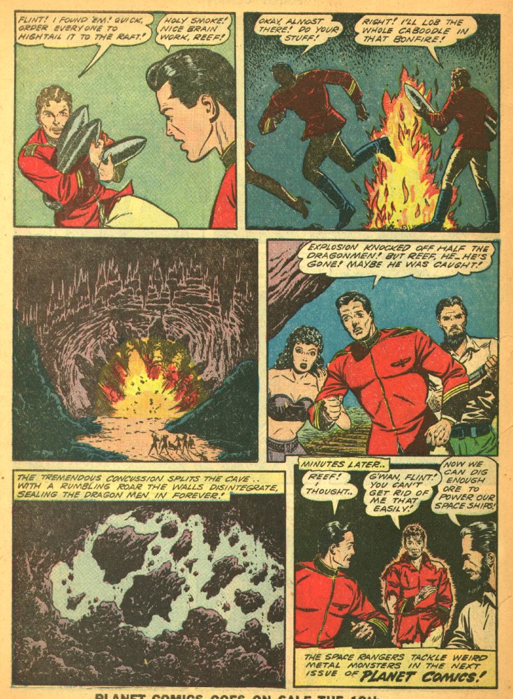Planet Comics #29 (Fiction House), page 58. Public domain (US).