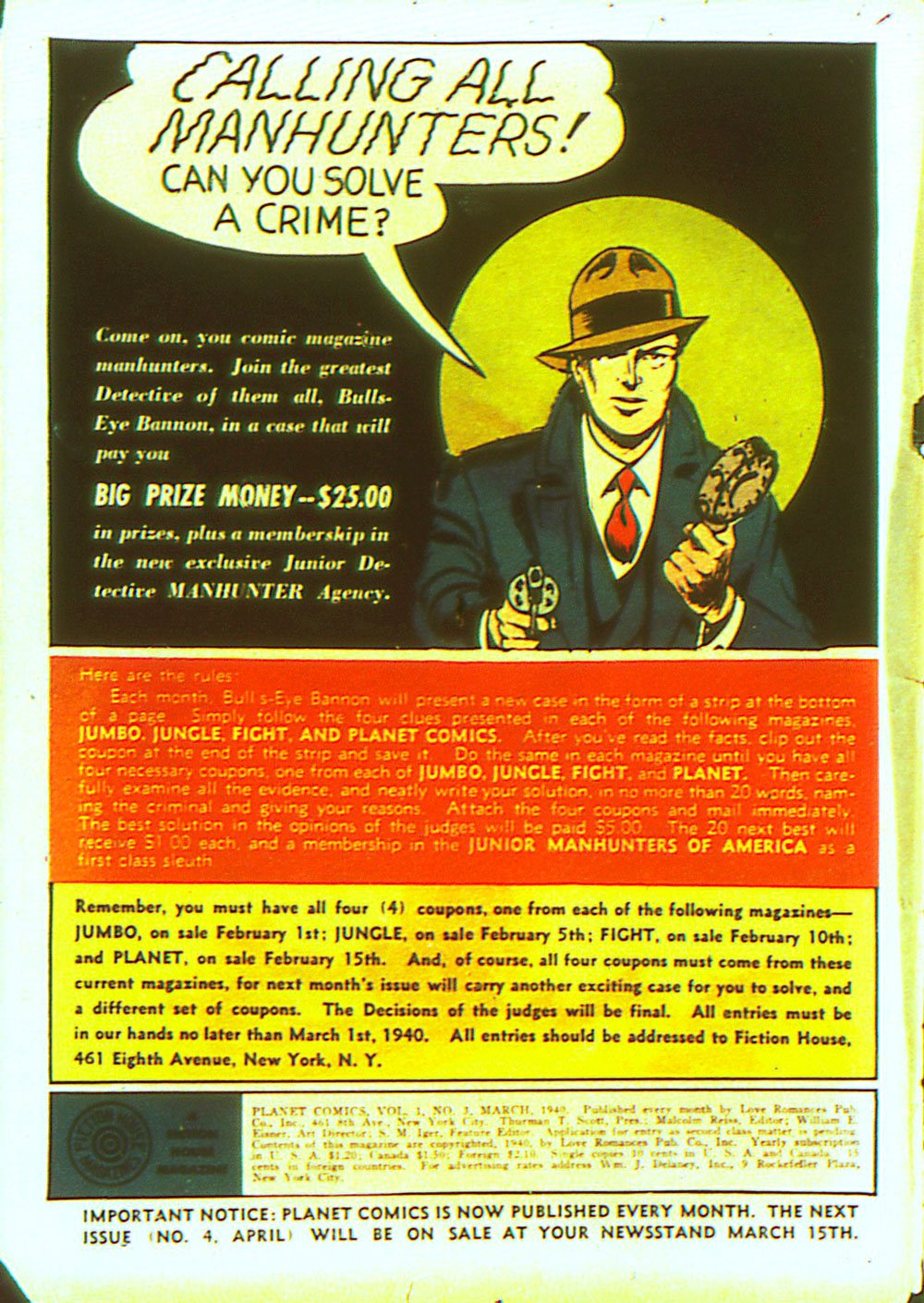 Planet Comics #3 (Fiction House), page 2. Public domain (US).