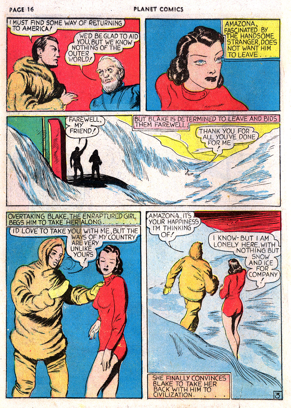 Planet Comics #3 (Fiction House), page 18. Public domain (US).