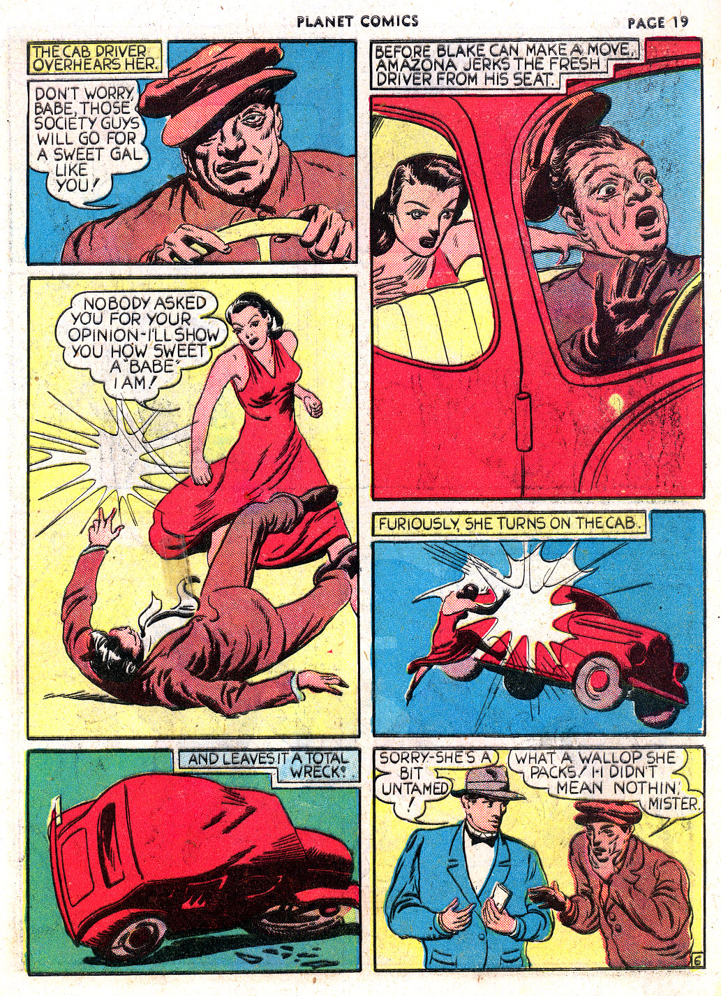 Planet Comics #3 (Fiction House), page 21. Public domain (US).