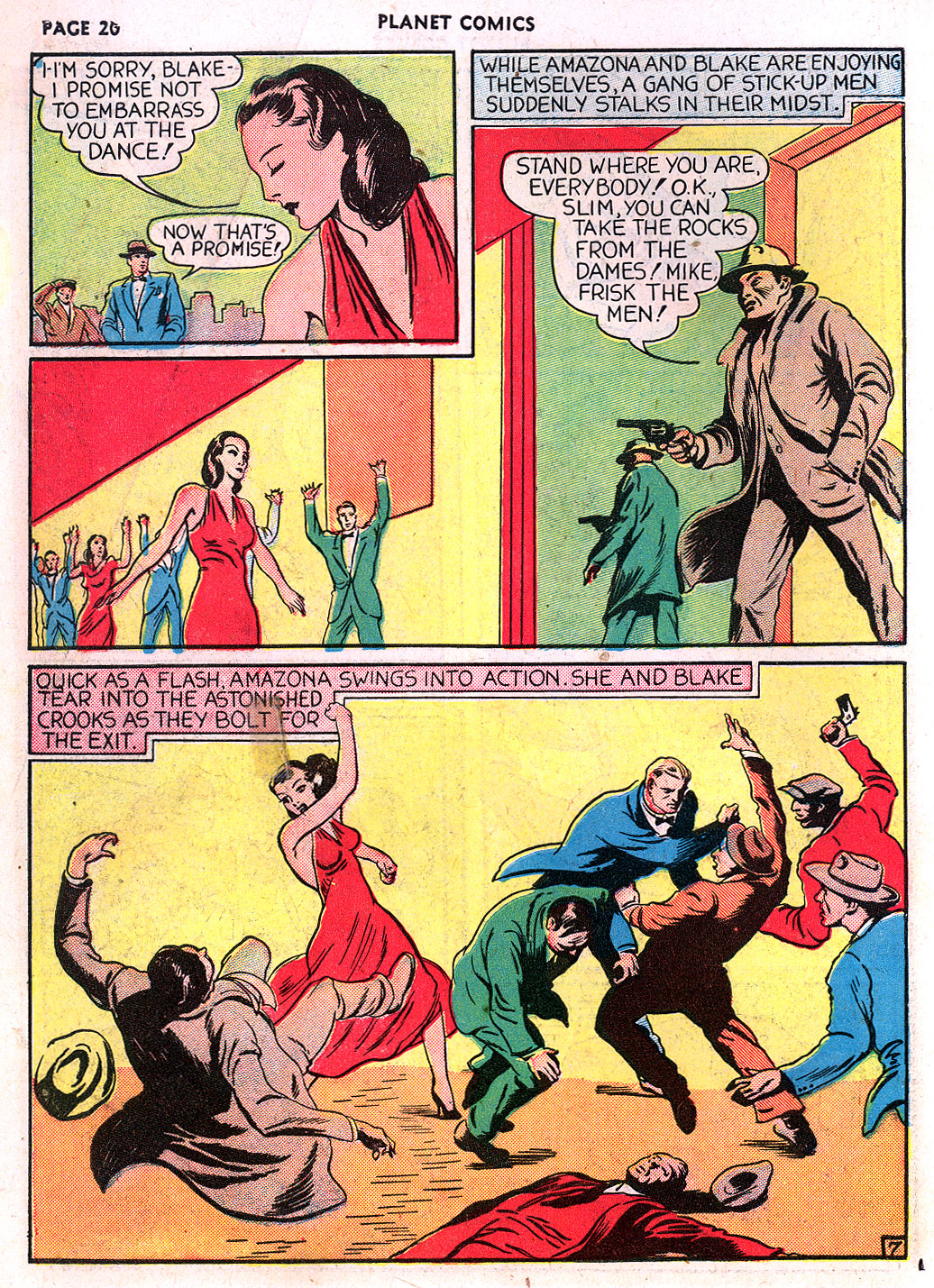 Planet Comics #3 (Fiction House), page 22. Public domain (US).