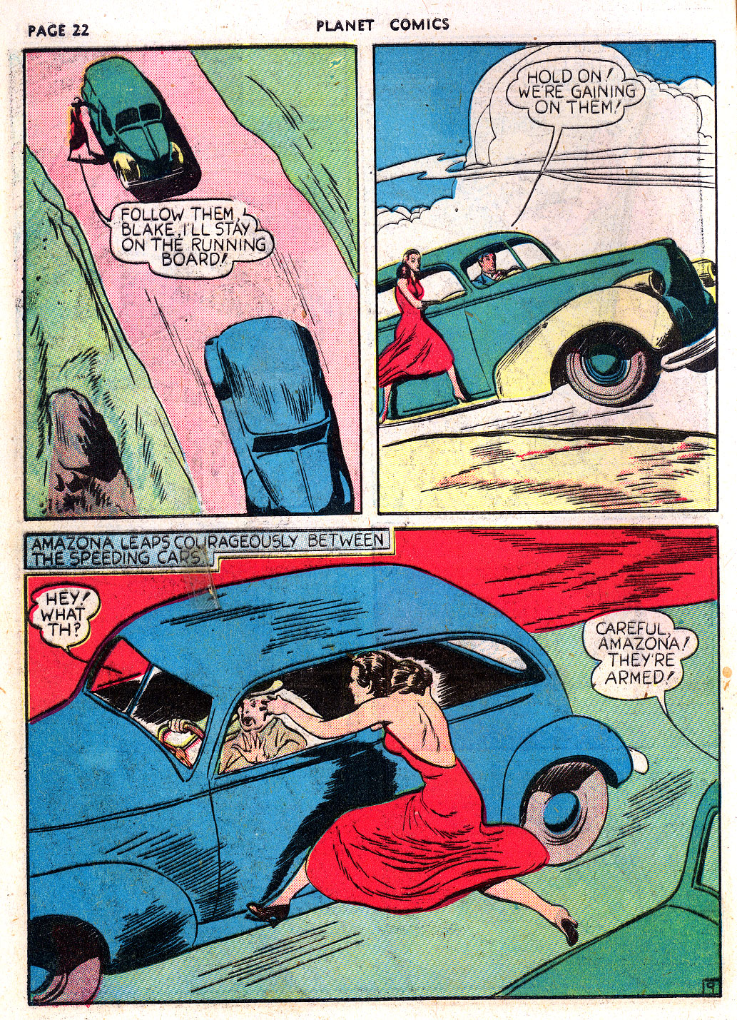Planet Comics #3 (Fiction House), page 24. Public domain (US).