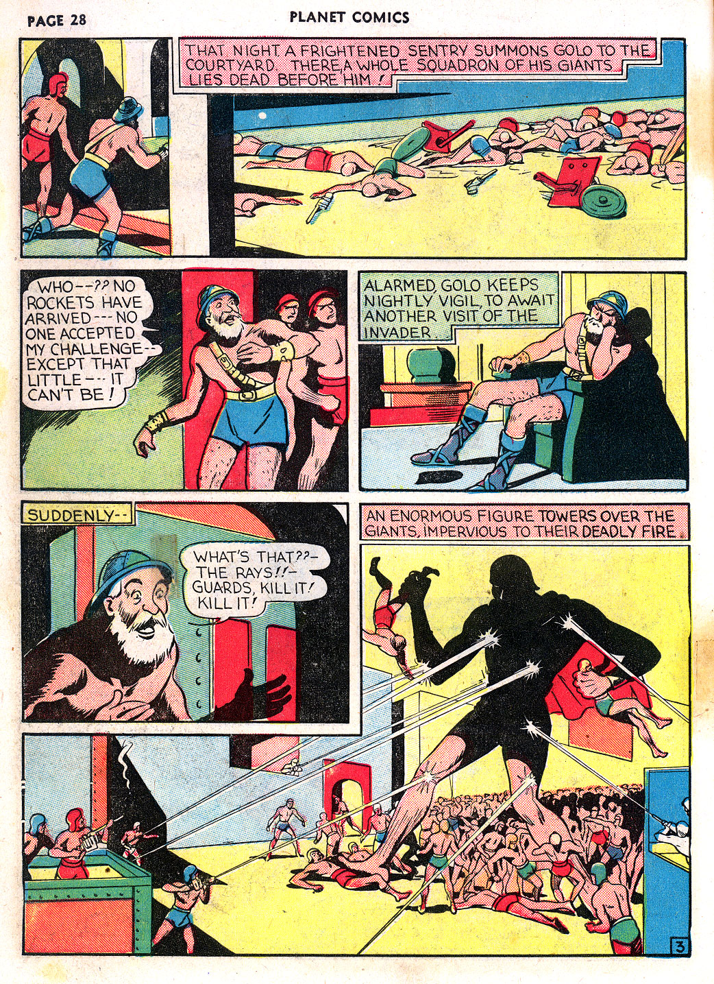 Planet Comics #3 (Fiction House), page 30. Public domain (US).