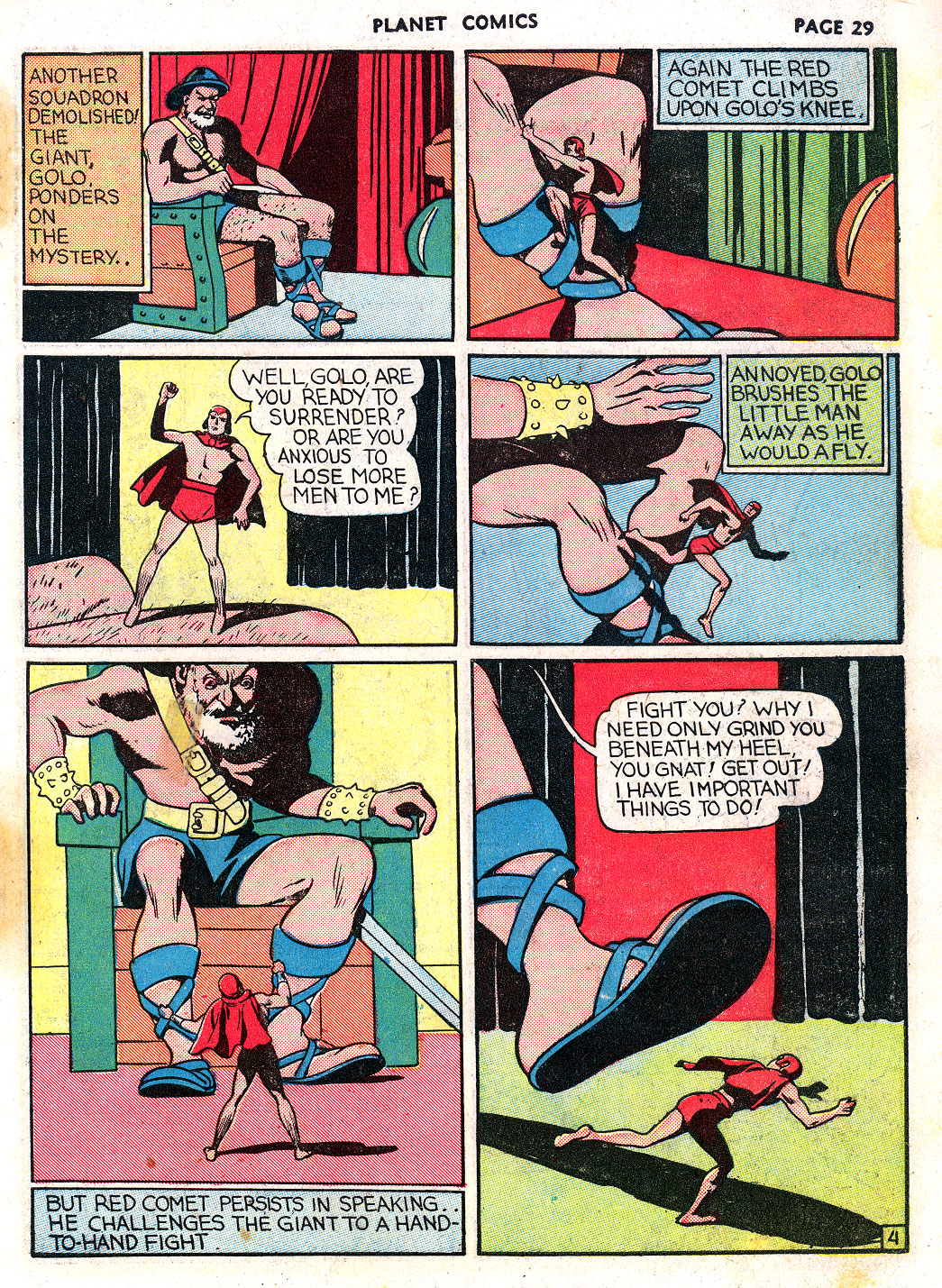 Planet Comics #3 (Fiction House), page 31. Public domain (US).