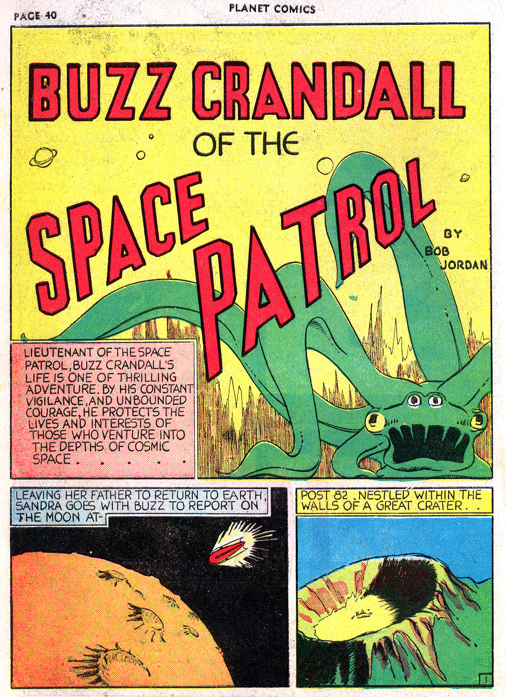 Planet Comics #3 (Fiction House), page 42. Public domain (US).