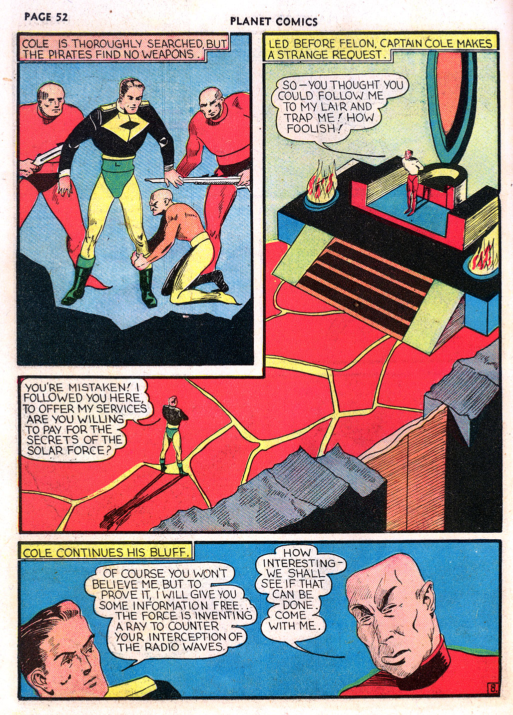 Planet Comics #3 (Fiction House), page 54. Public domain (US).