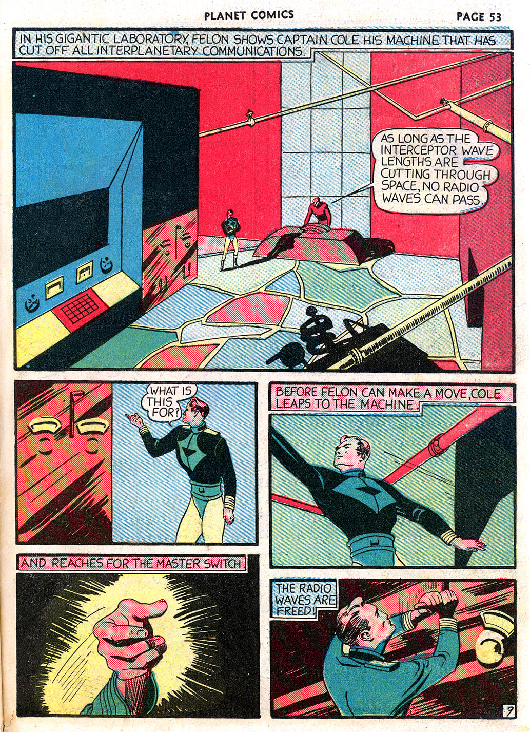 Planet Comics #3 (Fiction House), page 55. Public domain (US).
