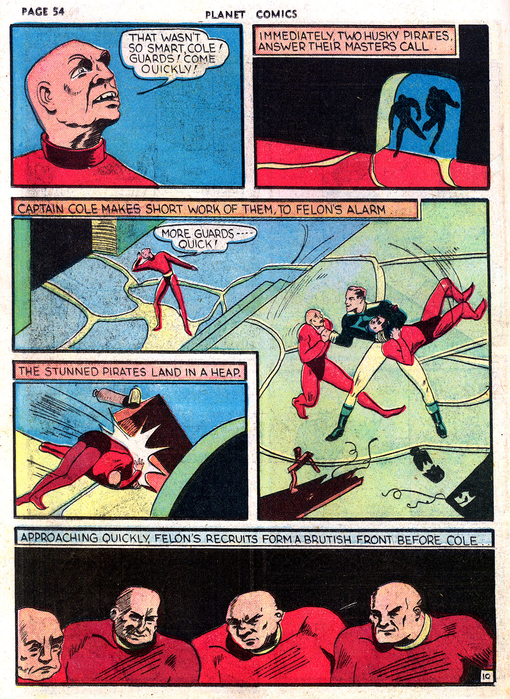 Planet Comics #3 (Fiction House), page 56. Public domain (US).