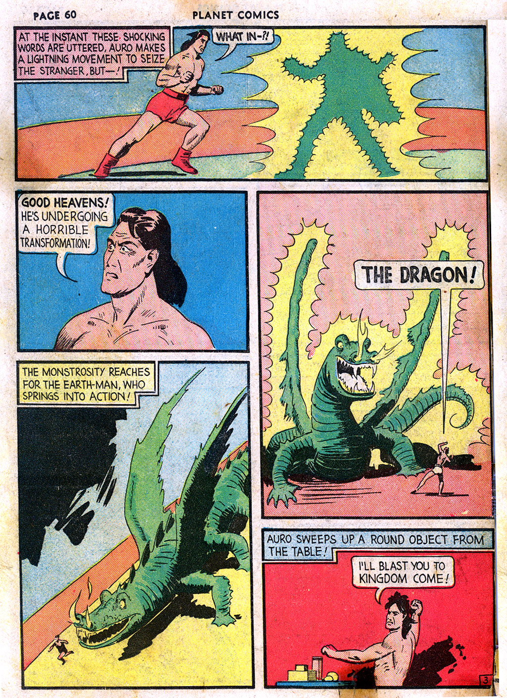 Planet Comics #3 (Fiction House), page 62. Public domain (US).