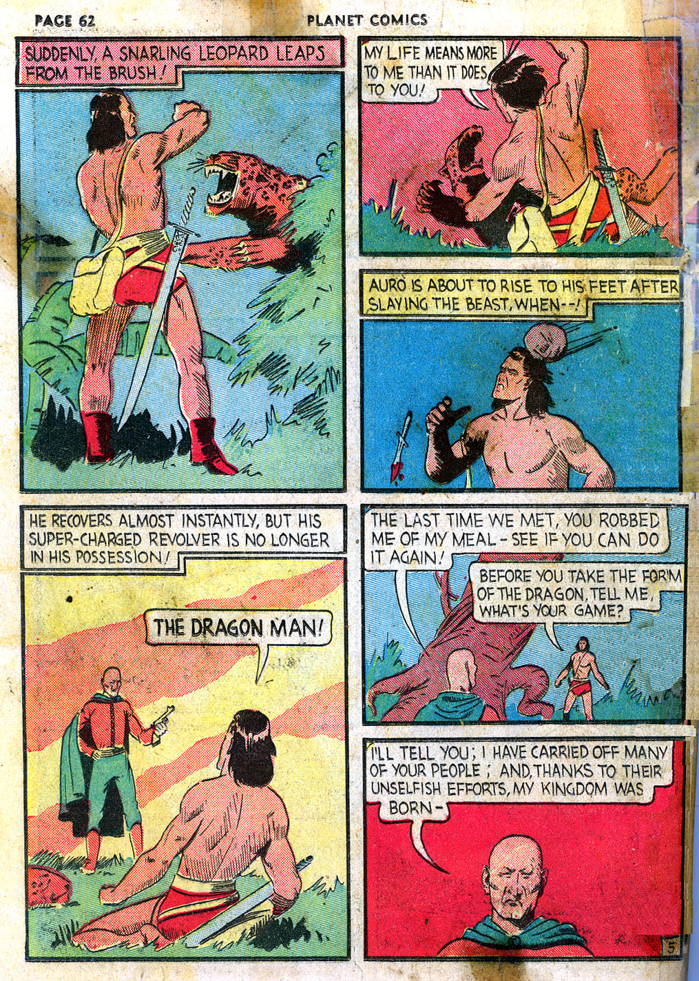 Planet Comics #3 (Fiction House), page 64. Public domain (US).