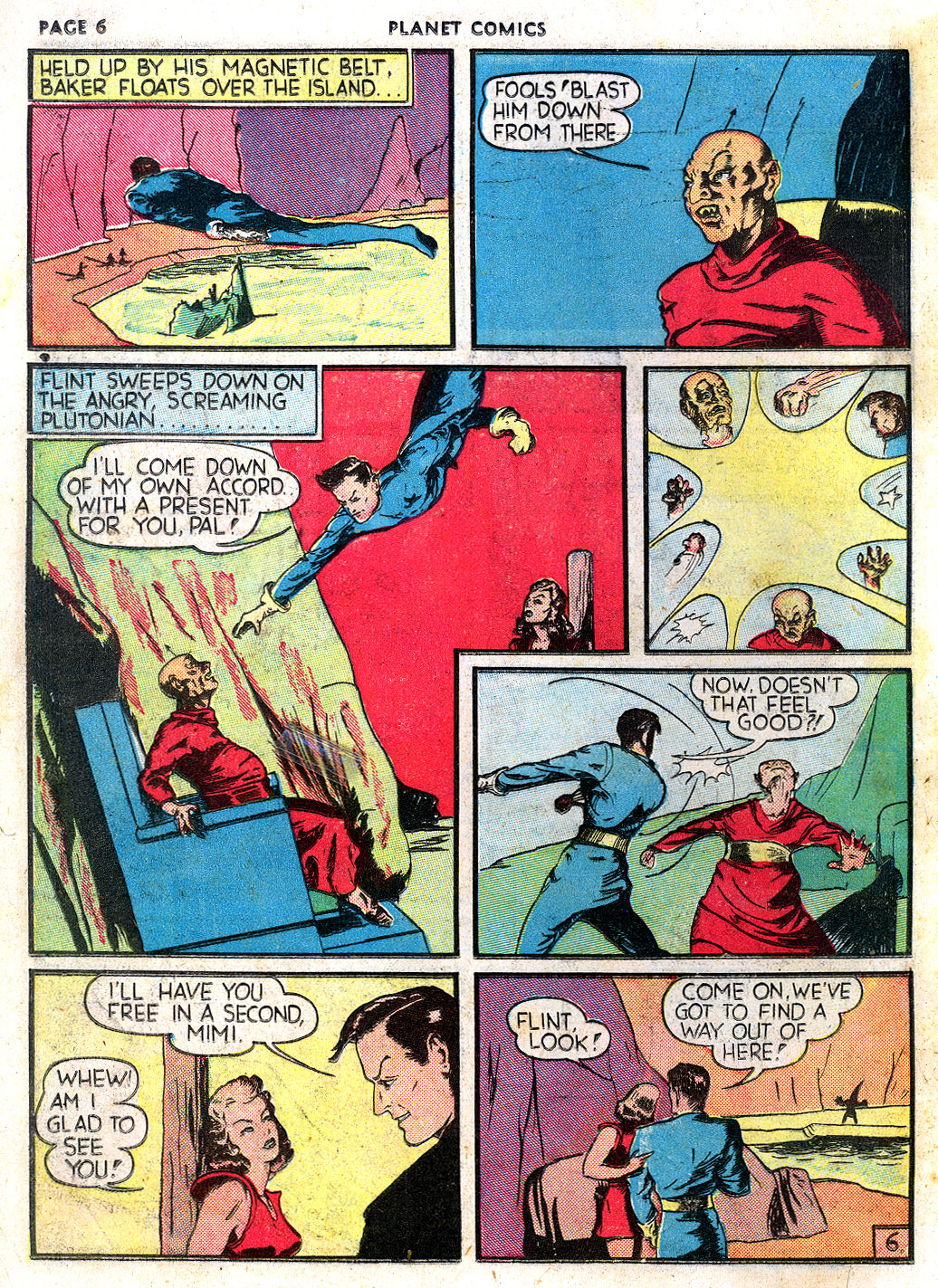 Planet Comics #3 (Fiction House), page 8. Public domain (US).