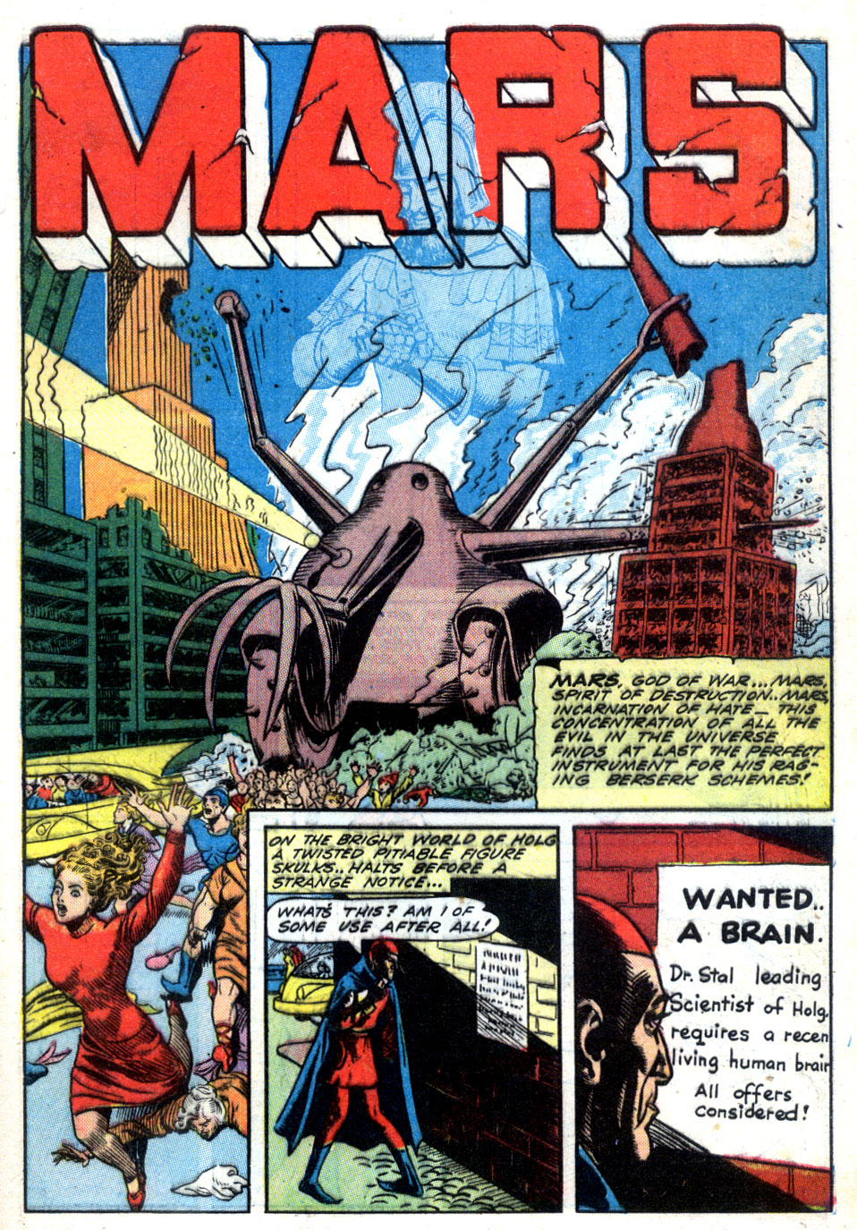 Planet Comics #30 (Fiction House), page 13. Public domain (US).