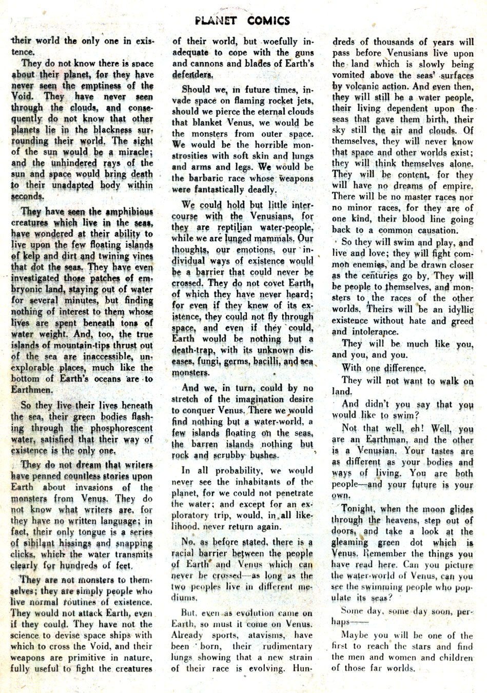Planet Comics #30 (Fiction House), page 28. Public domain (US).