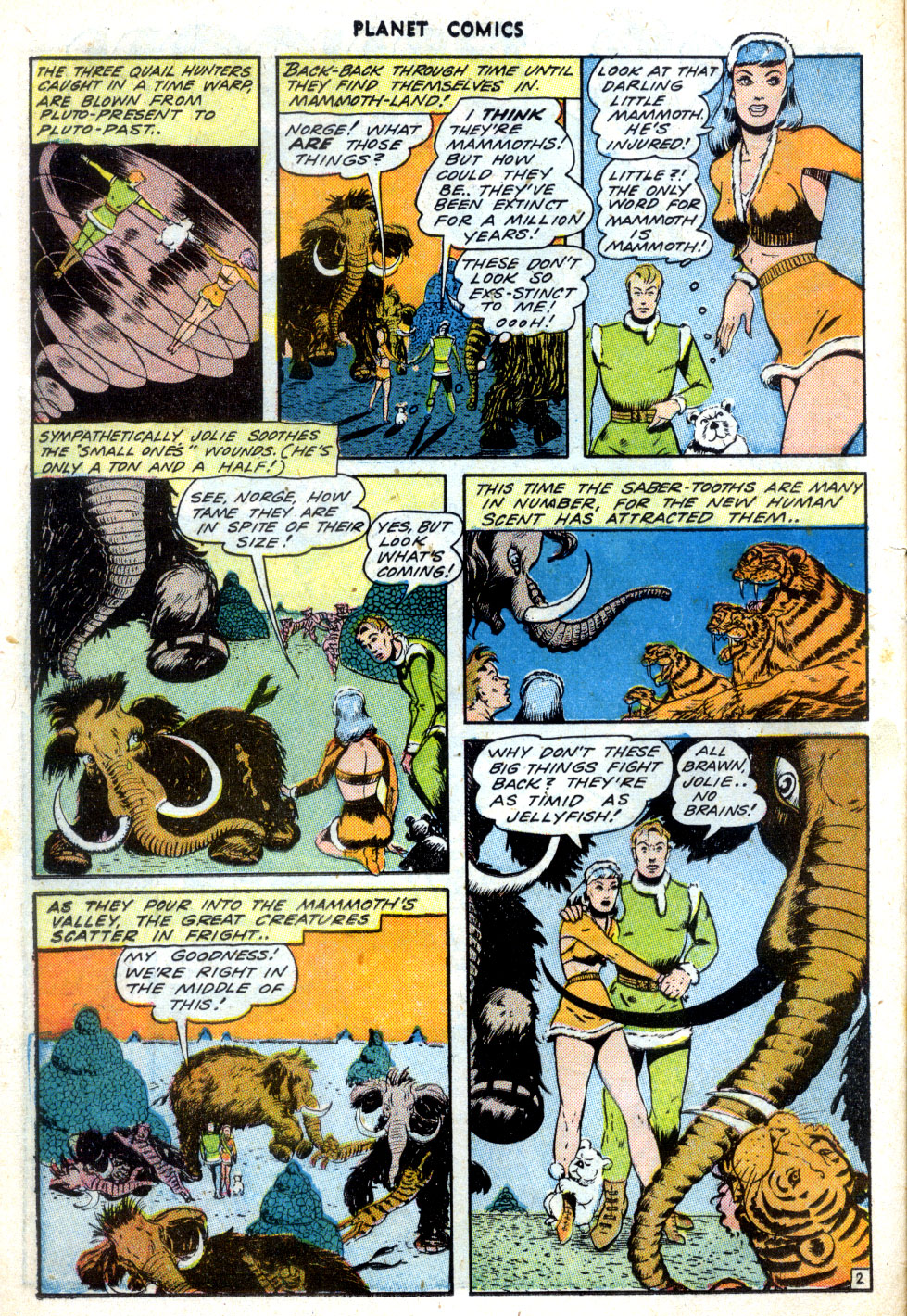 Planet Comics #31 (Fiction House), page 22. Public domain (US).