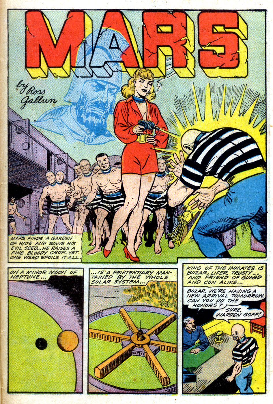 Planet Comics #31 (Fiction House), page 43. Public domain (US).